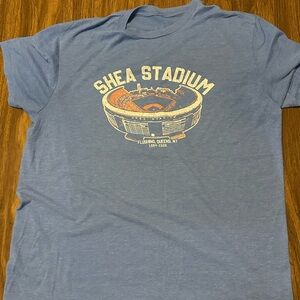 Blue Mets Shea Stadium Graphic T-Shirt